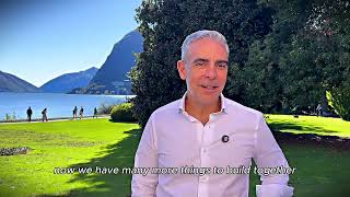Ilya Volkov and David Marcus in conversation at Lugano’s Plan B!