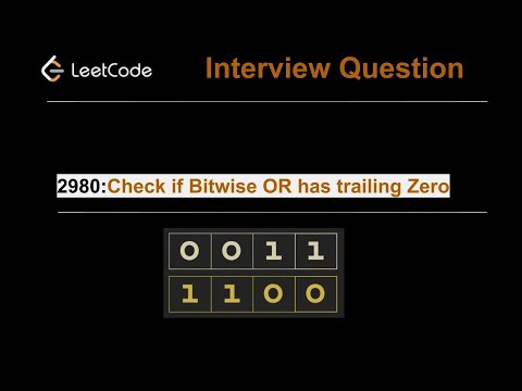 Check if bitwise OR has trailing zero | Leetcode-2980 || Solutions in golang