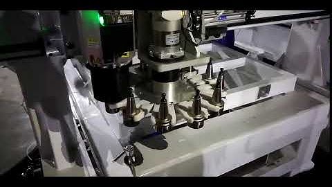 How to change the tools of ATC Cnc Router with carousel tools