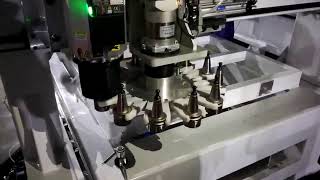 How to change the tools of ATC Cnc Router with carousel tools
