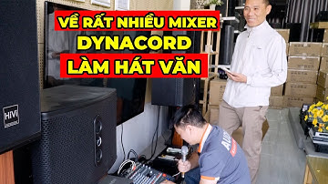 Về rất nhiều mixer Dynacord LIỀN CÔNG SUẤT phục vụ các bác làm HÁT VĂN | mixer Dynacord PM600