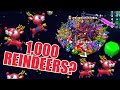 Snake Rivals - 1,000 REINDEER TRAP! EPIC NEW SNAKE GAMEPLAY! Zero To Hero