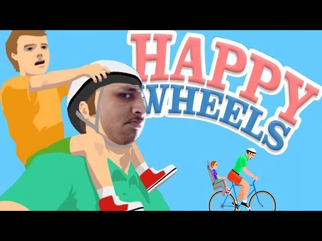 ESSE JOGO É DOENTIO!! Joguei Happy Wheels - Jogos 