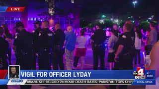 Ogden city honors fallen Officer Nate Lyday with vigil