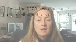 Does the COVID vaccine cause human cell mutations or infertility?