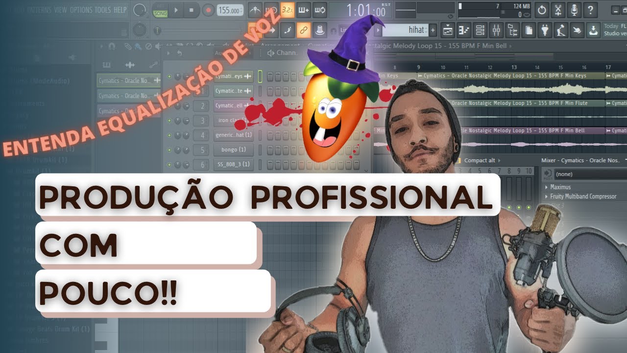 Como equalizar voz no fl studio (qualidade profissional com pouco)