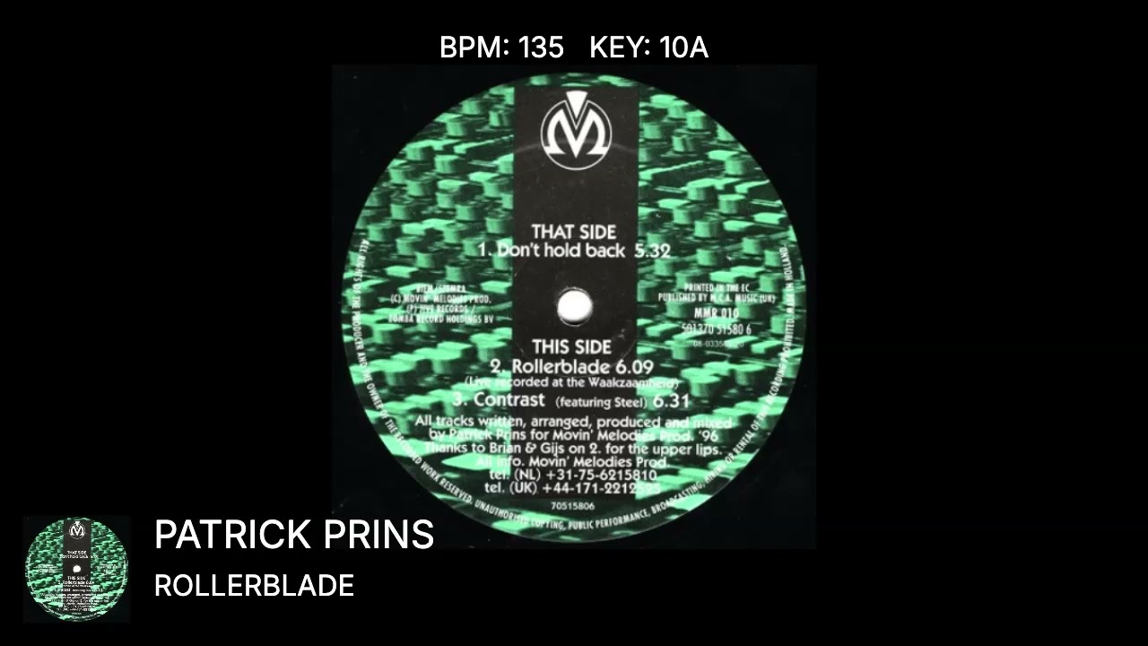 Movin Melodies / Patrick Prins - Rollerblade