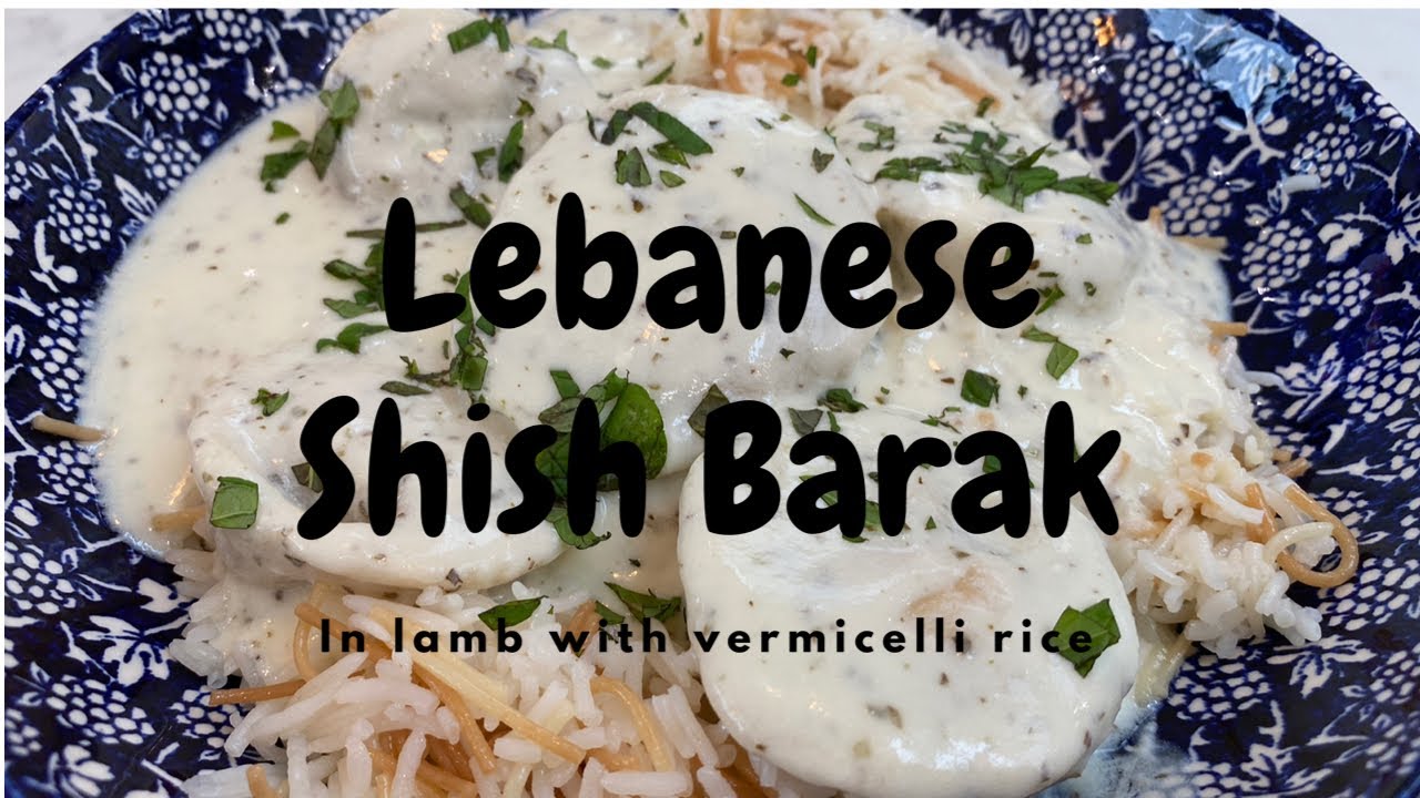 Lebanese Shish Barak in lamb with vermicelli rice - YouTube