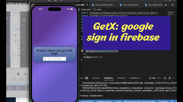 Flutter GetX: login with Google and store user data to firebase!