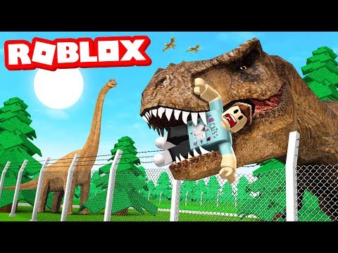 Building A Dinosaur Zoo In Roblox Youtube - t shirt roblox dinossauro