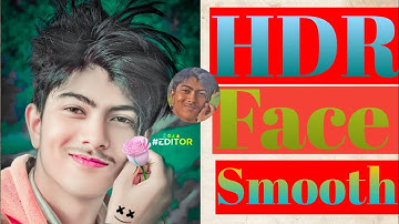 HDR Face Smooth Skin whitening photo Editing || Autodesk Sketchbook Realistic Hair Editing Tutorial