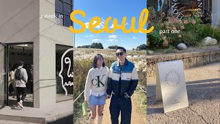 EXPLORING SEOUL WITH FRIENDS | travel vlog, shopping & cafe hopping in korea, autumn in haneul park