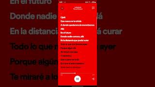 LA DISTANCIA (MANUEL MEDRANO) - LETRA