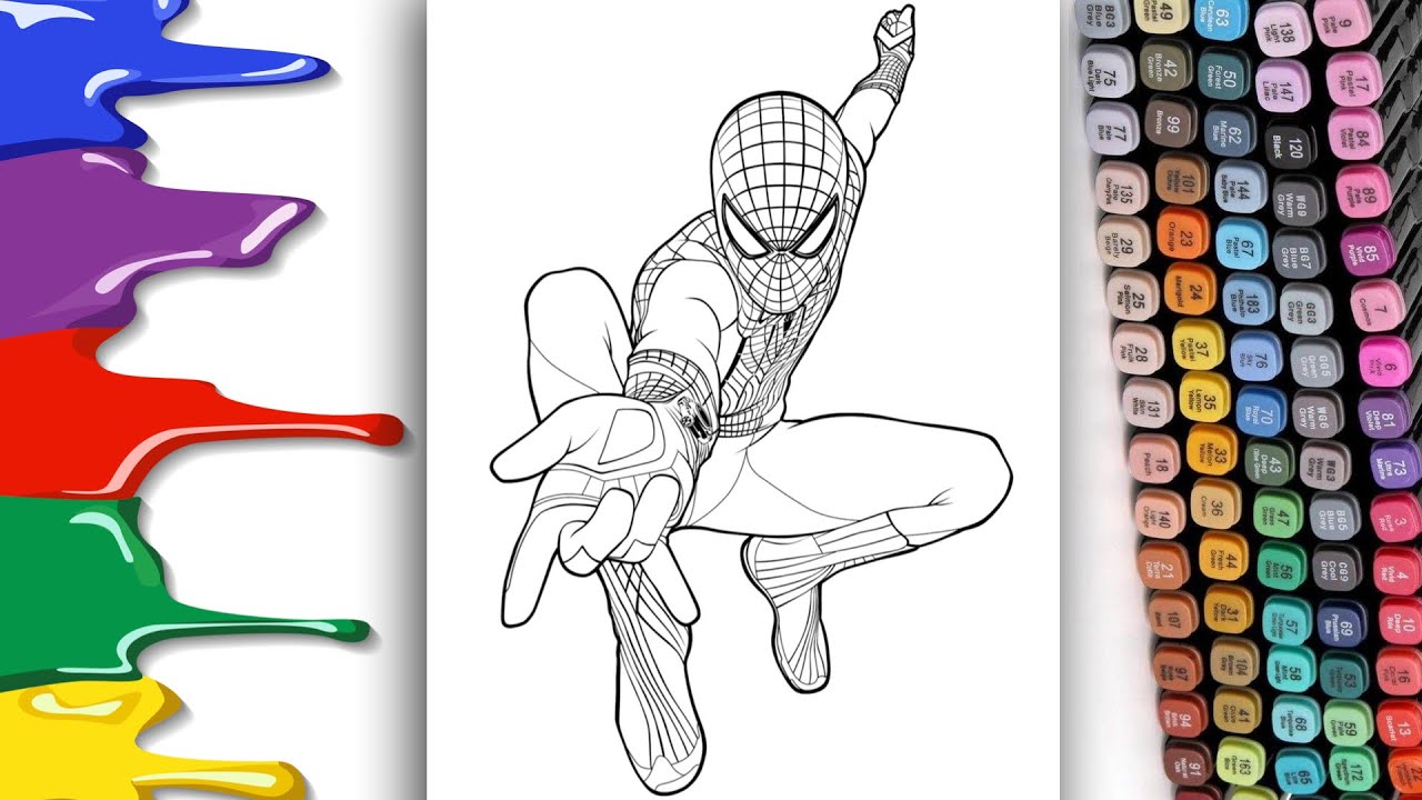 Spider-man Coloring Pages Book - YouTube