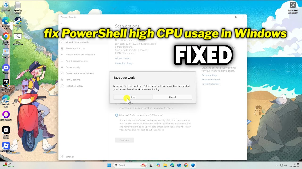 (FIXED) PowerShell high CPU usage in Windows - YouTube