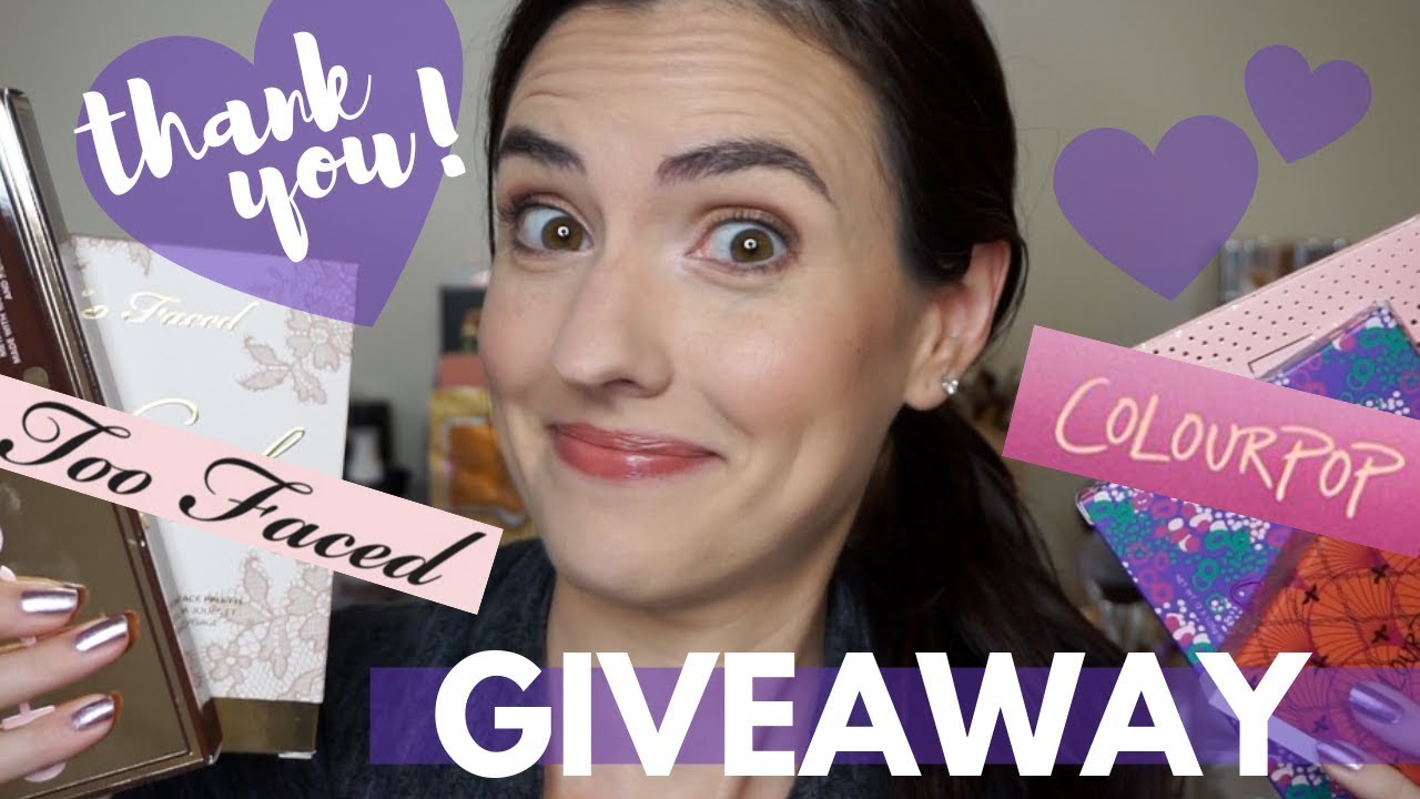 A Big THANK YOU Giveaway! | Happy New Year/Holidays/All The Things - YouTube