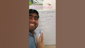 0,1,5,6 unit digit 🤔#shorts #short #youtubeshorts #trending #viral