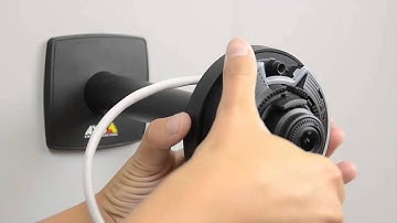 Mounting tip: Wall mount of an AXIS M3005-V Network Camera using optional stand