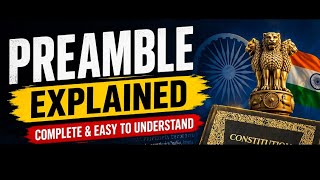 Preamble of Indian Constitution Explained | Easy Tamil | Addams Law Desk #preambleofindia ⚖️📝