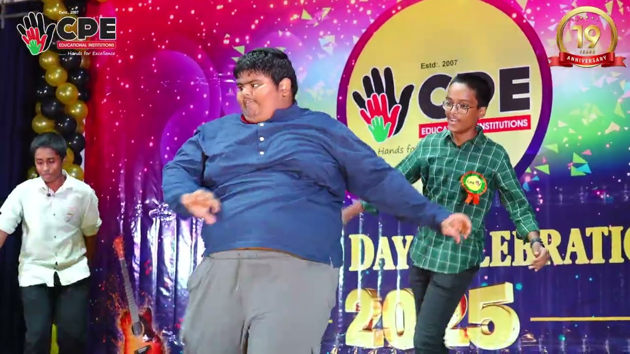 Paradise Boys - J2 - Dance performance - CPE's 19th Annual Day Celebrations #cpejuniorcollege