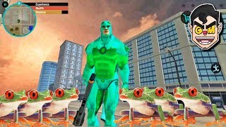 ROPE HERO: VICE TOWN | Spider Rope Hero Frog Ninja - Commentary Gameplay (Android/iOS) screenshot 5