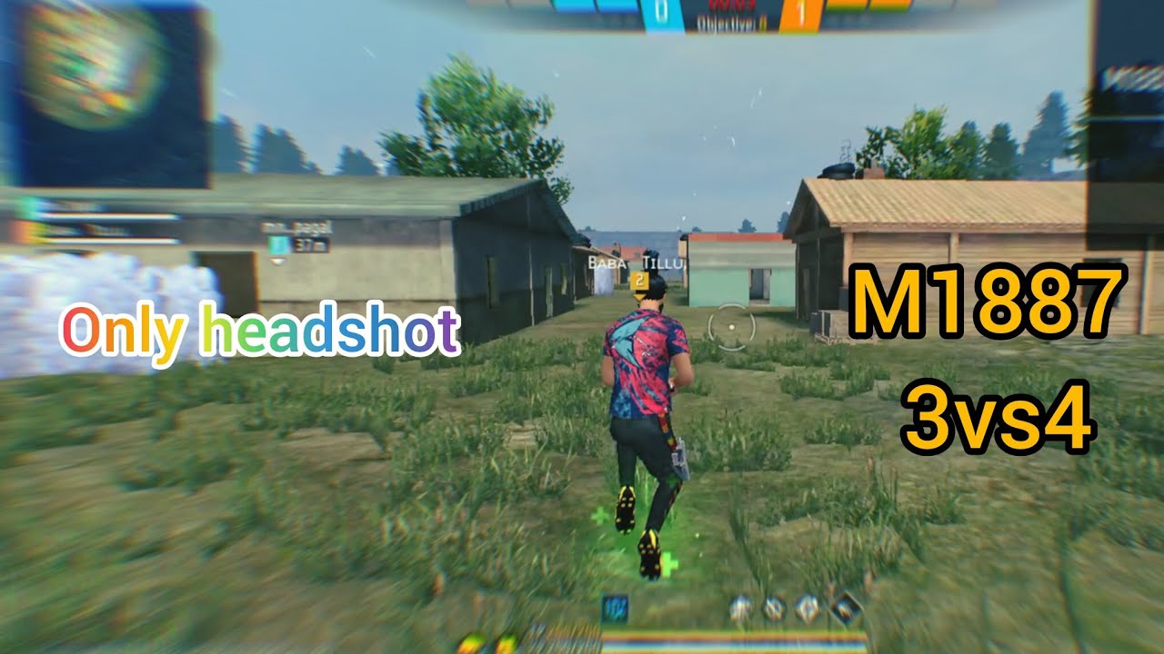 3v4 custom only !! M1887 +digital 🖥️ op level gameplay🎮🎮
