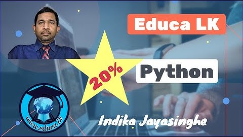 AL ICT Python Model Question 03 (Answer) | 2020 | පයිතන් ක්‍රමලේඛණය