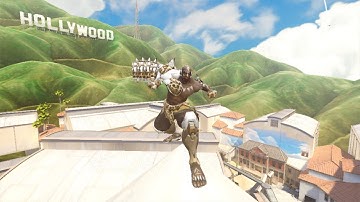 Overwatch Doomfist Solo Out of Map Glitches on Hollywood (x2) [PATCHED]