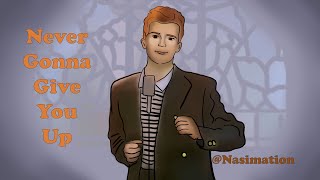 Never Gonna Give You Up - Rick Astley by nasimation 391 views 1 year ago 1 minute, 1 second