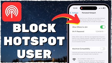 How To Block A Hotspot User On iPhone