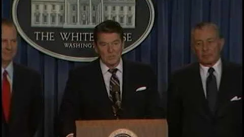 President Reagan's Announcing Donald Regan and Jam...