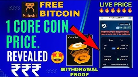Core Mining Satoshi 2 Good News 🥰 Core Mining Satoshi New Update | Core Coin Launch & Mining Close