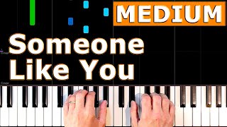 Adele - Someone Like You - Piano Tutorial chords