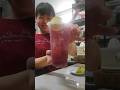 Cuối giờ, cuối tuần. Gửi đến khách ly soda việt quất mát lạnh – chua nhẹ, ngọt dịu 😋 #drink #shorts