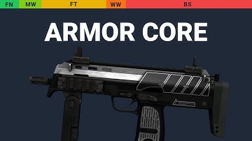 MP7 Armor Core - Skin Float And Wear Preview