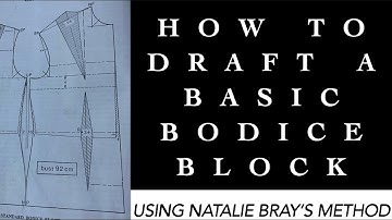 STEP BY STEP ON HOW TO DRAFT A BASIC BODICE BLOCK USING NATALIE BRAY’S METHOD (Continuation)