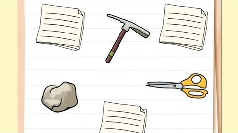 #Brain test all star #level4 #destroy all of the rocks papers and scissors