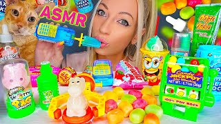 Asmr Eating Lollipop Mix Candy Chewing Gum Chupa Chups 캔디 젤리 막대사탕 과자 먹방 Sour Spray Mukbang 먹방