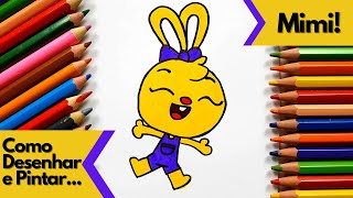 Como Desenhar E Pintar Mimi De Playkids