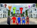 What If 5 Superhero Live In 1 House...?? || Spiderman Vs Skibidi Sprunki !!