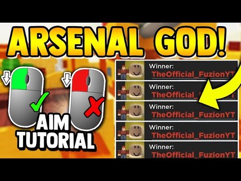 How To Win Every Time Aim More Arsenal Roblox Youtube - roblox arsenal tips and tricks