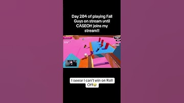 Day 284 of playing Fall Guys on stream until CASEOH joins my stream #fypシ #fallguys #twitch