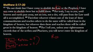 Matthew 5:17-20