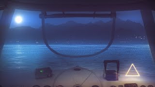 Sleep on Your Boat & Listen To Calm Waves & Peaceful Music [INSTANTLY RELAX YOUR MIND]