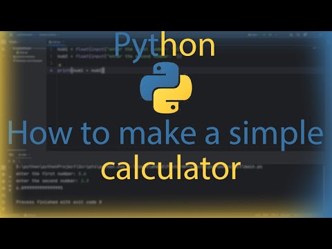 How to make a simple calculator - Python'🐍📝