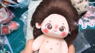 Uni Plush Doll 5-minute cotton doll hairstyle tutorial to enhance your doll's beauty. 💇🌟