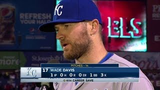 KC@LAA: Davis on getting the save opportunity