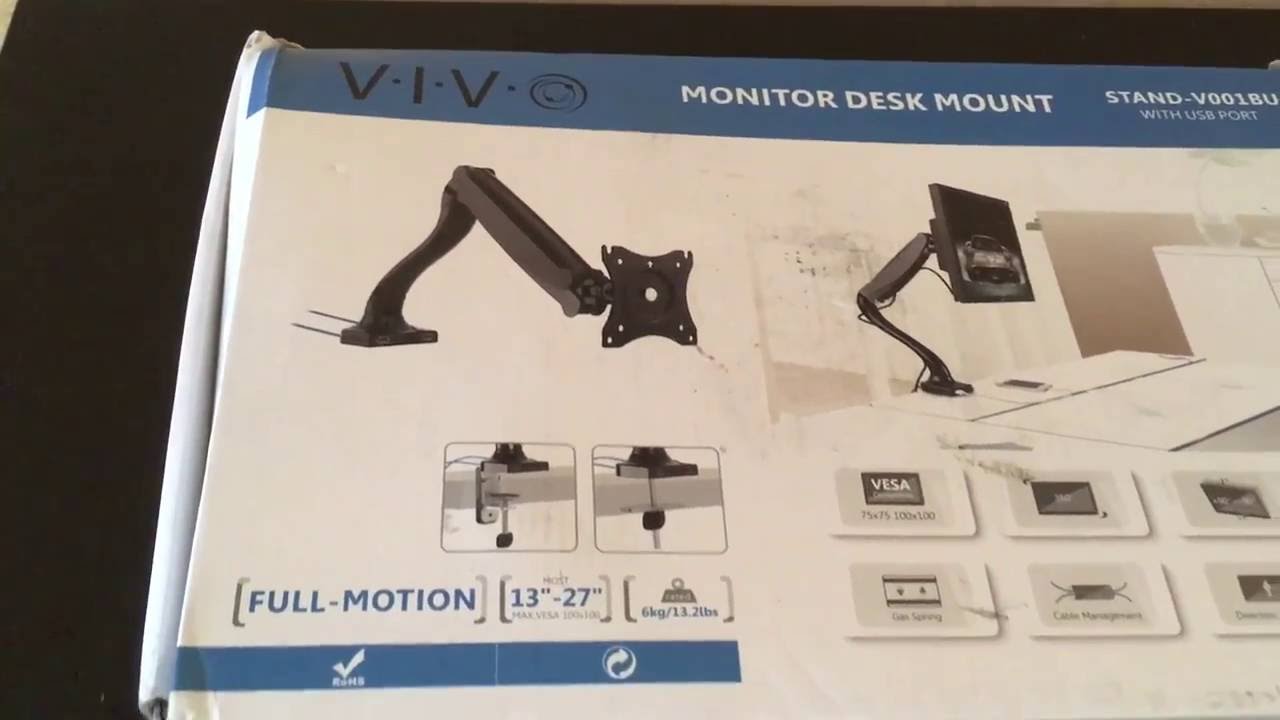 Vivo V001BU Monitor Stand Unboxing & Setup YouTube