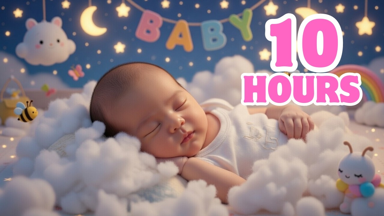 Sleep Music For Babies - Mozart Brahms Lullaby - Babies Fall Asleep Quickly After 5 Minutes