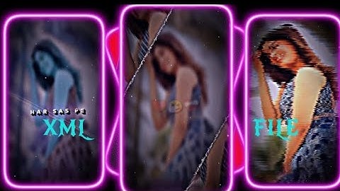 #TUM HI HO😩💘XML file hindi song 🔰 hindi song XML file 🔰 XML file alight motion @Dangerxml 